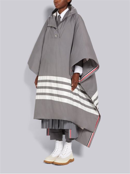 Poncho with hood THOM BROWNE | FOD066X05222035